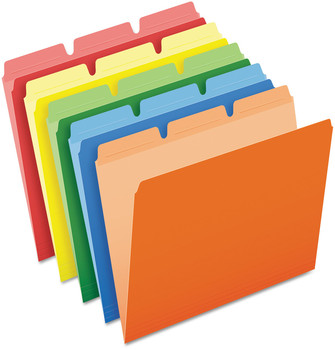 Pendaflex® Ready-Tab™ Reinforced File Folders 1/3-Cut Tabs: Assorted, Letter Size, Colors, 50/Pack