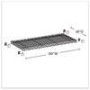 A Picture of product SAF-5287BL Safco® Industrial Extra Shelf Pack 36w x 18d 1.5h Steel. Black, 2/Pack, Ships in 1-3 Business Days