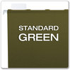 A Picture of product PFX-42590 Pendaflex® Ready-Tab™ Reinforced Hanging File Folders Letter Size, 1/5-Cut Tabs, Standard Green, 25/Box