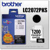 A Picture of product BRT-LC2072PKS Brother LC2072PKS, LC207BK Ink Innobella™ Super High-Yield 1,200 Page-Yield, Black, 2/Pack