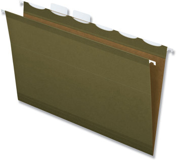 Pendaflex® Ready-Tab™ Reinforced Hanging File Folders Legal Size, 1/6-Cut Tabs, Standard Green, 25/Box