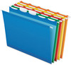 A Picture of product PFX-42592 Pendaflex® Ready-Tab™ Colored Reinforced Hanging Folders Letter Size, 1/5-Cut Tabs, Assorted Colors, 25/Box