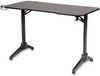 A Picture of product SAF-5393BL Safco® Ultimate Computer Gaming Desk 47.2" x 23.6" 29.5", Black/Black, Ships in 1-3 Business Days