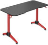 A Picture of product SAF-5393RD Safco® Ultimate Computer Gaming Desk 47.2" x 23.6" 29.5", Black/Red, Ships in 1-3 Business Days