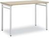 A Picture of product SAF-5508WHNA Safco® Ready™ Home Office Desk 45.5" x 23.5" to 29.5", Beige/White, Ships in 1-3 Business Days