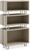 A Picture of product SAF-5509WHNA Safco® Ready™ Home Office Large Stackable Storage 1-Shelf, 24w x 12d 17.25h, Beige/White, Ships in 1-3 Business Days