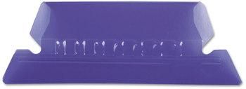 Pendaflex® Transparent Colored Tabs For Hanging File Folders 1/5-Cut, Violet, 2" Wide, 25/Pack