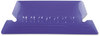A Picture of product PFX-42VIO Pendaflex® Transparent Colored Tabs For Hanging File Folders 1/5-Cut, Violet, 2" Wide, 25/Pack