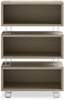 A Picture of product SAF-5510WHNA Safco® Ready™ Home Office Small Stackable Storage 1-Shelf, 24w x 12d 12.25h, Beige/White, Ships in 1-3 Business Days