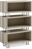 A Picture of product SAF-5510WHNA Safco® Ready™ Home Office Small Stackable Storage 1-Shelf, 24w x 12d 12.25h, Beige/White, Ships in 1-3 Business Days