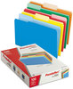 A Picture of product PFX-435013ASST Pendaflex® Interior File Folders 1/3-Cut Tabs: Assorted, Legal Size, Colors, 100/Box