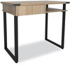 A Picture of product SAF-5512SDD Safco® Mirella SOHO Desk with Drawer 36.25" x 22.25" 30", Black, Ships in 1-3 Business Days