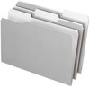 A Picture of product PFX-435013GRA Pendaflex® Interior File Folders 1/3-Cut Tabs: Assorted, Legal Size, Gray, 100/Box