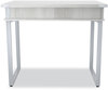 A Picture of product SAF-5512WAH Safco® Mirella SOHO Desk with Drawer 36.25" x 22.25" 30", Gray, Ships in 1-3 Business Days