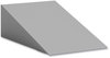 A Picture of product SAF-5516GR Safco® Single Sloped Metal Locker Hood Addition 12w x 18d 6h, Gray, Ships in 1-3 Business Days