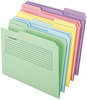 A Picture of product PFX-45269 Pendaflex® Printed Notes Folder 1/3-Cut Tabs: Assorted, Letter Size, Colors, 30/Pack