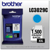 A Picture of product BRT-LC3029C Brother LC3029BK, LC3029C, LC3029M, LC3029Y Ink INKvestment Super High-Yield 1,500 Page-Yield, Cyan