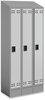 A Picture of product SAF-5520GR Safco® Triple Continuous Metal Locker Base Addition 35w x 16d 5.75h, Gray, Ships in 1-3 Business Days