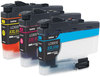 A Picture of product BRT-LC30333PKS Brother LC3033 Super High Yield Inks LC30333PKS INKvestment High-Yield Ink, 1,500 Page-Yield, Cyan/Magenta/Yellow