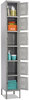 A Picture of product SAF-5524GR Safco® Box Lockers Locker, 12w x 18d 78h, Two-Tone Gray