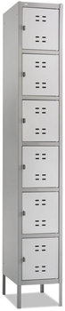 Safco® Box Lockers Locker, 12w x 18d 78h, Two-Tone Gray