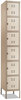 A Picture of product SAF-5524TN Safco® Box Lockers Locker, 12w x 18d 78h, Two-Tone Tan