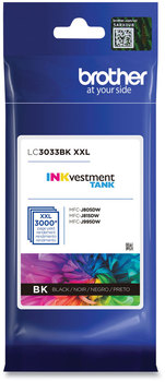 Brother LC3033 Super High Yield Inks LC3033BK INKvestment High-Yield Ink, 3,000 Page-Yield, Black