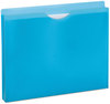 A Picture of product PFX-50992 Pendaflex® Glow Poly File Jacket Straight Tab, Letter Size, Assorted Colors, 5/Pack