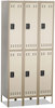 A Picture of product SAF-5526TN Safco® Double-Tier Lockers Three-Column Locker, 36w x 18d 78h, Two-Tone Tan
