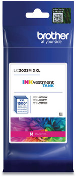 Brother LC3033 Super High Yield Inks LC3033M INKvestment High-Yield Ink, 1,500 Page-Yield, Magenta