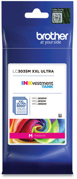 Brother LC3035 Ultra High Yield Inks LC3035M INKvestment High-Yield Ink, 5,000 Page-Yield, Magenta