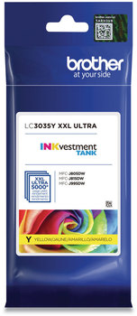 Brother LC3035 Ultra High Yield Inks LC3035Y INKvestment High-Yield Ink, 5,000 Page-Yield, Yellow