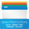 A Picture of product PFX-55708 Pendaflex® Poly Hanging Folders Letter Size, 1/5-Cut Tabs, Assorted Colors, 25/Box