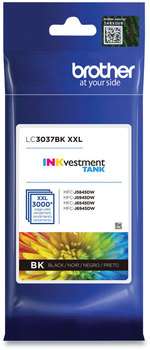 Brother LC3037 Super High Yield Inks LC3037BK INKvestment High-Yield Ink, 3,000 Page-Yield, Black