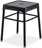 A Picture of product SAF-6604BL Safco® Steel GuestBistro Stool Backless, Supports Up to 250 lb, 18" Seat Height, Black Base, Ships in 1-3 Business Days