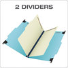 A Picture of product PFX-59352 Pendaflex® Hanging Classification Folders with Dividers Legal Size, 2 2/5-Cut Exterior Tabs, Blue