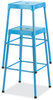 A Picture of product SAF-6606BU Safco® Steel Bar Stool Backless, Supports Up to 275 lb, 29" Seat Height, BabyBlue Base, Ships in 1-3 Business Days