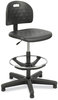 A Picture of product SAF-6680 Safco® Soft Tough™ Economy Workbench Chair Supports 250 lb, 22" to 32" High Black Seat, Back/Base, Ships in 1-3 Business Days