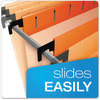 A Picture of product PFX-615215ORA Pendaflex® SureHook® Hanging Folders Letter Size, 1/5-Cut Tabs, Orange, 20/Box