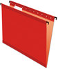 A Picture of product PFX-615215RED Pendaflex® SureHook® Hanging Folders Letter Size, 1/5-Cut Tabs, Red, 20/Box