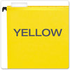 A Picture of product PFX-615215YEL Pendaflex® SureHook® Hanging Folders Letter Size, 1/5-Cut Tabs, Yellow, 20/Box