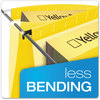 A Picture of product PFX-615215YEL Pendaflex® SureHook® Hanging Folders Letter Size, 1/5-Cut Tabs, Yellow, 20/Box