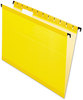 A Picture of product PFX-615215YEL Pendaflex® SureHook® Hanging Folders Letter Size, 1/5-Cut Tabs, Yellow, 20/Box