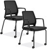 A Picture of product SAF-6829BL Safco® Medina™ Guest Chair Supports Up to 275 lb, 18" Seat Height, Black Seat/Back/Base, Ships in 1-3 Business Days