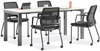 A Picture of product SAF-6829BL Safco® Medina™ Guest Chair Supports Up to 275 lb, 18" Seat Height, Black Seat/Back/Base, Ships in 1-3 Business Days