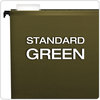 A Picture of product PFX-615315 Pendaflex® SureHook® Hanging Folders Legal Size, 1/5-Cut Tabs, Standard Green, 20/Box