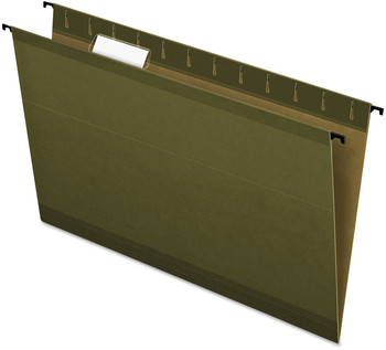 Pendaflex® SureHook® Hanging Folders Legal Size, 1/5-Cut Tabs, Standard Green, 20/Box