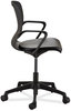 A Picture of product SAF-7013BL Safco® Shell™ Desk Chair Supports Up to 275 lb, 17" 20" Seat Height, Black Seat/Back, Base, Ships in 1-3 Business Days