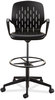 A Picture of product SAF-7014BL Safco® Shell Extended-Height Chair Supports Up to 275 lb, 22" 32" High Black Seat, Back/Base, Ships in 1-3 Business Days