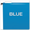 A Picture of product PFX-615315BLU Pendaflex® SureHook® Hanging Folders Legal Size, 1/5-Cut Tabs, Blue, 20/Box